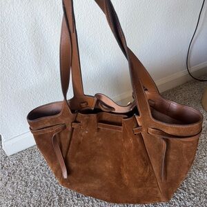 Tory Burch Maple Suede Handbag